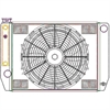 ClassicCool ComboUnit Universal Fit Radiator and Fan Single Pass Crossflow Design 24" x 15.50" with Steam Fitting & Cooler - image 1