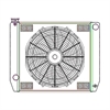 ClassicCool ComboUnit Universal Fit Radiator and Fan Single Pass Crossflow Design 24" x 19" with Steam Fitting - image 1