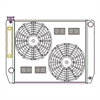ClassicCool ComboUnit Universal Fit Radiator and Fan Single Pass Crossflow Design 26" x 19" with Steam Fitting & Cooler - image 1