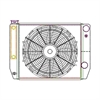ClassicCool CombuUnit Universal Fit Radiator and Fan Dual Pass Crossflow Design 22" x 15.50" for HEMI Swap with Cooler - image 1