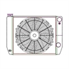 ClassicCool CombuUnit Universal Fit Radiator and Fan Dual Pass Crossflow Design 22" x 15.50" for HEMI Swap - image 1