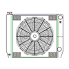 ClassicCool CombuUnit Universal Fit Radiator and Fan Dual Pass Crossflow Design 24" x 19" for HEMI Swap - image 1