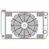 ClassicCool CombuUnit Universal Fit Radiator and Fan Dual Pass Crossflow Design 26" x 15.50" for HEMI Swap - image 1