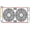 ClassicCool CombuUnit Universal Fit Radiator and Fan Dual Pass Crossflow Design 31" x 15.50" for HEMI Swap with Cooler - image 1