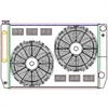 ClassicCool CombuUnit Universal Fit Radiator and Fan Dual Pass Crossflow Design 31" x 19" for HEMI Swap with Cooler - image 1