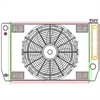 MegaCool ComboUnit Universal Fit Radiator and Fan Single Pass Crossflow Design 26" x 15.50" for LS Swap with Cooler - image 1