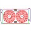 MegaCool ComboUnit Universal Fit Radiator and Fan Single Pass Crossflow Design 31" x 15.50" for HEMI Swap - image 1