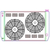 MegaCool ComboUnit Universal Fit Radiator and Fan Single Pass Crossflow Design 31" x 19" for LS Swap - image 1