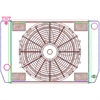 MegaCool ComboUnit Universal Fit Radiator and Fan Single Pass Crossflow Design 24" x 15.50" with Steam Fitting - image 1