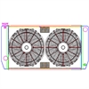MegaCool ComboUnit Universal Fit Radiator and Fan Single Pass Crossflow Design 31" x 15.50" with Steam Fitting - image 1