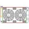 MegaCool CombuUnit Universal Fit Radiator and Fan Dual Pass Crossflow Design 27.50" x 15.50" for HEMI Swap with Cooler - image 1