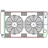 MegaCool CombuUnit Universal Fit Radiator and Fan Dual Pass Crossflow Design 27.50" x 15.50" for HEMI Swap - image 1