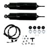 HiJacker Air Adjustable Shock Absorbers for 1968-1970 Cadillac Eldorado & 1967-1969 Chevy Camaro [Steel Dust Tube]