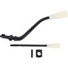 Short Column Lever Kit for 1960-1963 Ford Falcon w/Original Automatic Column [Paintable, White Knobs]
