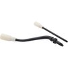 Short Column Lever Kit for 1960-1963 Ford Falcon w/Original Automatic Column [Paintable, White Knobs] - image 3
