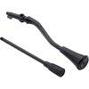 Short Column Lever Kit for 1967-1972 Ford F100 w/Original Automatic Column [Paintable, Black Knobs] - image 2