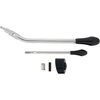 Short Column Lever Kit for 1959-1960 Chevy Impala w/Original Automatic Column [Chrome, Black Knobs]