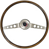 RP20029 Original-Style Sport 15 in. Steering Wheel for 1966 Chevy Chevelle, 2-Spoke