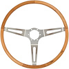 RP20034 Original-Style 15 in. Steering Wheel for 1963-1967 Chevy Corvette [Teak Wood]