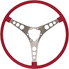 RP20038 Original-Style 15 in. Steering Wheel for 1956-1962 Chevy Corvette [Signet Red]