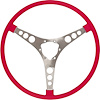 RP20043 Original-Style 15 in. Steering Wheel for 1956-1962 Chevy Corvette [Roman Red]