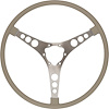 RP20046 Original-Style 15 in. Steering Wheel for 1956-1962 Chevy Corvette [Fawn Beige]