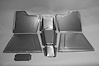 CV237 Floorboard Kit for 1940 Chevy Passenger Car w/ Small Block, Front