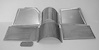 CVO263 Floorboard Kit for 1949-1950 Chevy/Olds Passenger Car, Front, Fits The Stock Firewall