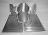 FD127 Floorboard Kit for 1933-1934 Ford Passenger Car, Front, To Fit 3 in. Small Block Firewall - image 1