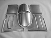 FD210 Floorboard Kit for 1940-1947 Ford Pickup, Front, To Fit The Stock Firewall