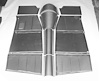 FD251 Floorboard Kit for 1949-1951 Ford Passenger Car, Front, Fits Small Block Firewall, 66 in. Of Floor