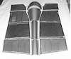 FD252 Floorboard Kit for 1949-1951 Ford Passenger Car, Front, Fits Big Block Firewall, 66 in. Of Floor - image 1