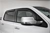 Carbon Fiber Look Ventgard Snap Front/Rear Window Deflectors for Select Late-Model Ram 1500/2500 Crew Cab Trucks