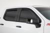 Smoke Ventgard Snap Front/Rear Window Deflectors Fits Select Chevy Silverado 1500 Crew Cab Trucks - image 1