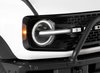 Carbon Fiber Headlight Cover Kit for Select Late-Model Ford Bronco - image 2