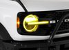 Yellow Headlight Cover Kit for Select Late-Model Ford Bronco - image 2