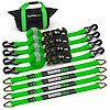 2IN-HDKIT-GRN Heavy Duty Vehicle Tie Down Kit [Green]