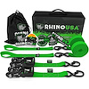 HDKIT-2PK-GRN Heavy Duty Ratchet Tie-Downs [1.600 in. x 8 ft., Green, Set of 2] - image 1