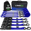 HDKIT-4PK-BLU Heavy Duty Ratchet Tie-Downs [1.600 in. x 8 ft., Blue, Set of 4] - image 1