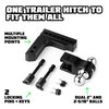 RG-HTDROP2-BLK 6 in. Heavy Duty Drop Hitch [2 in. Receiver, Black] - image 2