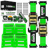 RNO-CHOCK-SET UTV Wheel Chock Tie-Down Kit [2-Wheel Kit, Green] - image 1