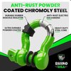 RNO-GRN-SHACKLES 3/4 in. D-Ring Shackle Set [Green, Set of 2] - image 3