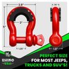 RNO-MATTE-SHACK 3/4 in. D-Ring Shackle Set [Matte Black, Set of 2] - image 4