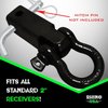 RSHCK-HTCH Shackle Hitch Receiver W/ D-Ring [Black] - image 4