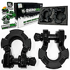 SUPERSHACK-BLK 8 Ton Super Shackles [Black, Set of 2] - image 1