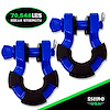 SUPERSHACK-BLU 8 Ton Super Shackles [Blue, Set of 2] - image 1