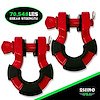 SUPERSHACK-RED 8 Ton Super Shackles [Red, Set of 2] - image 1