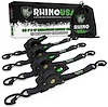 TD-RSRE1X10-BLK-R 1 in. x 10 ft. Retractable Ratchet Straps [Black]