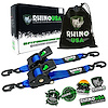 TD-RSRE2X10-BLU Retractable Ratchet Straps [2 in. x 10 ft., Blue, Set of 2] - image 1