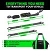 TD-VS2INKIT-SNAP Heavy Duty Vehicle Tie Down Kit [Snap Hook] - image 2